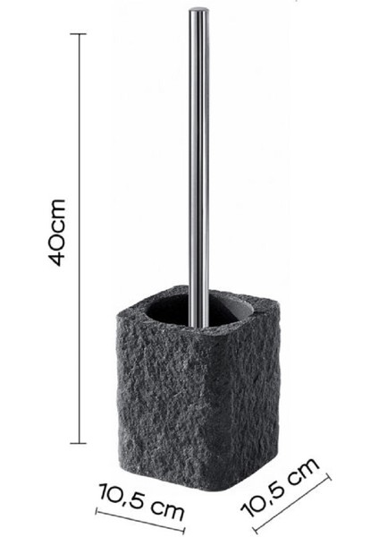 Aries Tuvalet Fırçalık, Yerden - Antrasit modelleri