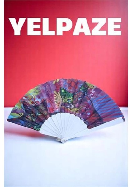 Desenli Yelpaze – Renkli ve Şık Figürlü Tasarım fiyatları