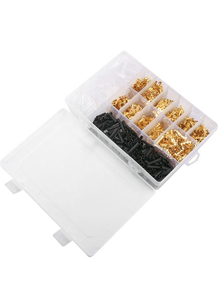 1050PCS Altın Sıkma Terminalleri Soğuk Preslenmiş Yaylı Terminaller (Yurt Dışından) modelleri