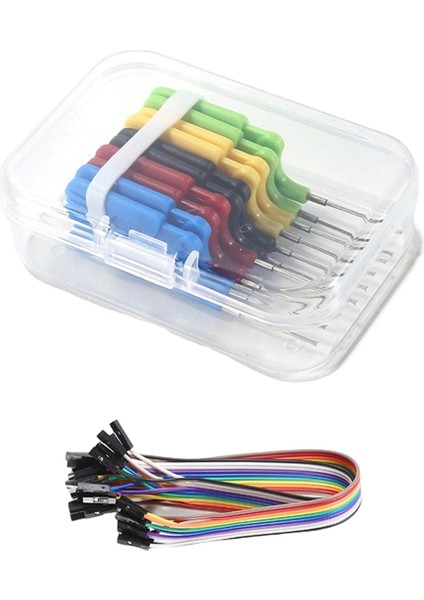 10 Adet SDK08 Test Klipsleri Jumper Kablolu Ic Test Kancası Klipsleri 40V Ultra Küçük Klips 2A Elektriksel Test Için Test Kelepçesi (Yurt Dışından)