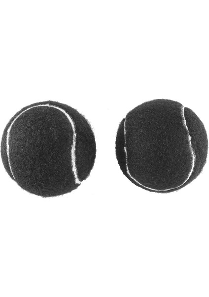 2 Adet Önceden Kesilmiş Yürüteç Tenis Topu Mobilya Ayakları ve Zemin Koruması Için, Ağır Hizmet Tipi Uzun Ömürlü Keçe Ped Kaplama, Siyah (Yurt Dışından)