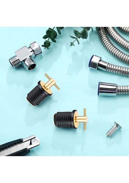 2 Adet T-Kolu Tahliye Tapası Büküm-Turn Tekne Tahliye Tapaları Kauçuk Tapalar Pirinç Saplı Tekne Deniz Aksesuarları (Yurt Dışından) fırsatları