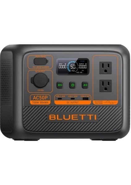 AC50P Taşınabilir Güç Kaynağı │ 504WH Kapasite - 700W Inverter Çıkışı