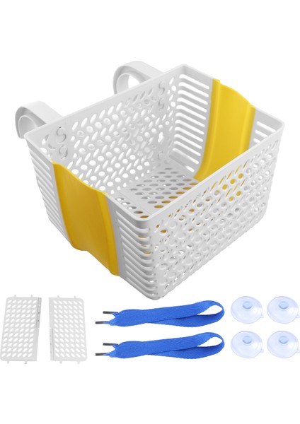 Havuz Kenarı Depolama Sepeti, Yüzme Havuzu Depolama Sepeti, Yer Üstü Havuz Sepeti, Vakumlu Depolama Sepeti Beyaz (Yurt Dışından) modelleri