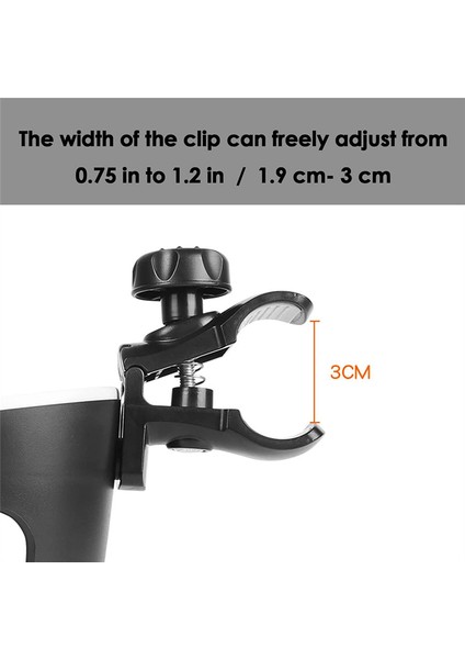 Tekne Rayı Bardak Tutucu Evrensel Içecek Tutucular 360 Derece Rotasyon Ayarlanabilir Kelepçe Tekne Içecek Tutucusu, 1 Adet (Yurt Dışından) indirimleri