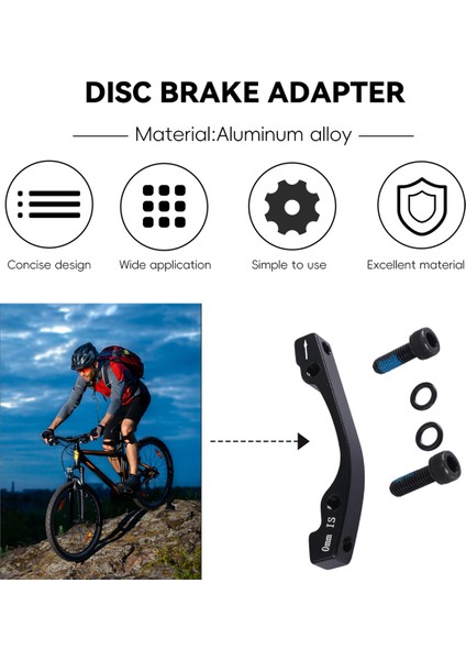 Disk Fren Kaliper Montaj Adaptörü Is/post Ön 160MM Arka 140MM Shimano Hayes Mtb Için (Yurt Dışından) fırsatları