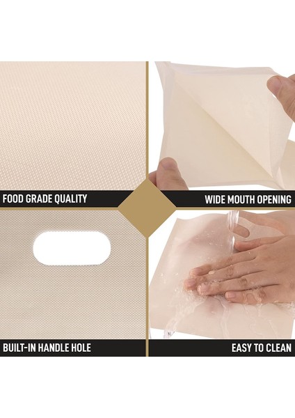 Izgara Peynirli Sandviçler Için 8 Paket Tekrar Kullanılabilir Tost Poşeti - Yapışmaz Izgara Peynirli Tost Poşeti Tekrar Kullanılabilir (Yurt Dışından) fiyatları