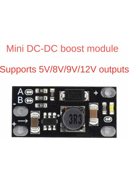 20 Adet Mini Dc-Dc Yükseltici Adım Yükseltici Dönüştürücü 3.7V Ila 12V Voltaj Regülatörü Lityum Pil Yükseltici Modülü 5V/8V/9V/12V Çıkış (Yurt Dışından) fiyatları