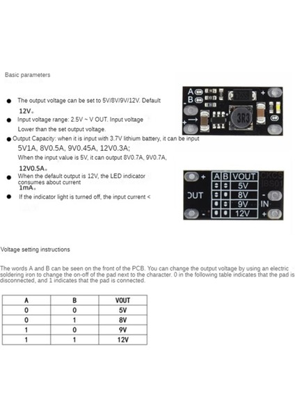 20 Adet Mini Dc-Dc Yükseltici Adım Yükseltici Dönüştürücü 3.7V Ila 12V Voltaj Regülatörü Lityum Pil Yükseltici Modülü 5V/8V/9V/12V Çıkış (Yurt Dışından) modelleri