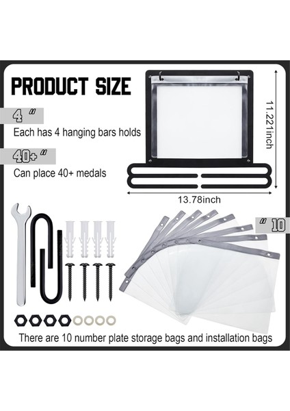 Madalya Sergileme Duvara Monte Madalya Askısı Koşu Önlüğü ve Madalya Tutucu Askılı Madalya Rafı Kare Şekil Madalya Tutucular (Yurt Dışından) modelleri