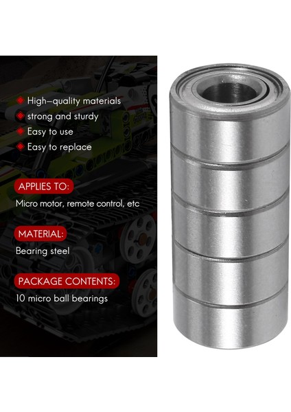 684ZZ Rulman 4X9X4 mm Abec-5 (10 Adet) Minyatür 684 Z Zz Bilyalı Rulmanlar 684-2Z (Yurt Dışından) fırsatları