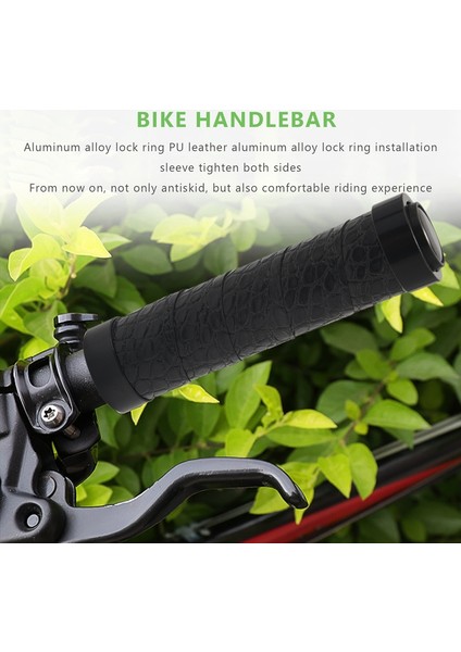 Bisiklet Gidon Sapları Bisiklet Kolu Sapları Kaymaz Çift Kilit Bisiklet Gidon Mtb Yol Bisikleti Scooter Katlanır Siyah (Yurt Dışından) modelleri