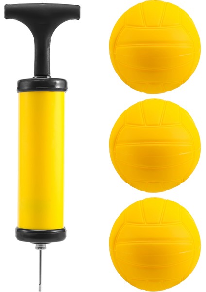 Viminston Roundnet Oyun Topu Değiştirilebilir Rekabetçi Toplar Mini Voleybol 3'lü Pompalı Paket (Yurt Dışından)