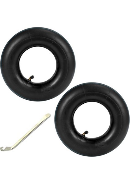 Adet 4.10/3.50-4 Inç Iç Tüp Lastiği El Arabası, Dolly, El Arabası, Çim Biçme Makinesi, 4.10-4 Kazayağı ile Yedek Tüp (Yurt Dışından)