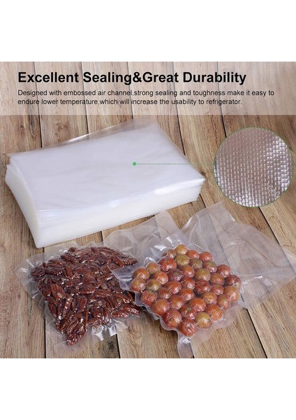 100 Adet Gıda Vakum Paketleme Torbası Mutfak Gereçleri Vakum Sızdırmazlık Makinesi Gıda Torbası (Yurt Dışından) fiyatları