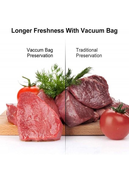 100 Adet Gıda Vakum Paketleme Torbası Mutfak Gereçleri Vakum Sızdırmazlık Makinesi Gıda Torbası (Yurt Dışından) indirimleri