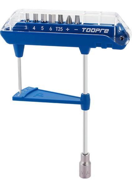 Toopre 3-12NM Tork Anahtarı 3/4/5/6mm T25 Bisiklet Tamir Aletleri Anahtarı Bisiklet Bakım Anahtarı Altıgen Anahtar Takım Seti Mavi (Yurt Dışından)
