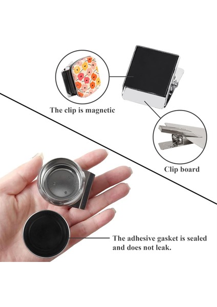 Taşınabilir Mini Teneke Kutu, 12 Kuyulu Boş Suluboya Paleti, Manyetik Klipsli ve Yağdanlıklı Küçük Boya Saklama Setleri, B (Yurt Dışından) fırsatları