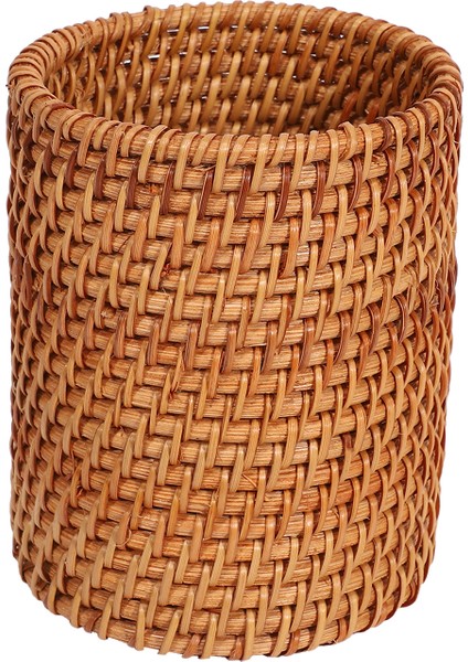 Rattan Çubuklarını Tüp Kürek Kaşık Kova Yemek Bıçakları Çatal Sofra Saklama Kutusu Ev Saklama Sepetleri Organizatör A (Yurt Dışından)