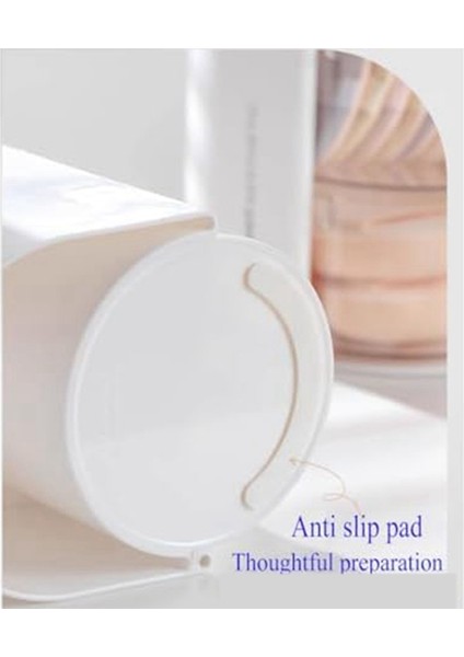 Makyaj Fırçası Tutucu 2 Yuvalı Makyaj Fırçası Düzenleyici, 3 Katlı Döndürülebilir Kozmetik Düzenleyici, Masaüstü Makyaj Kutusu, Beyaz (Yurt Dışından) indirimleri