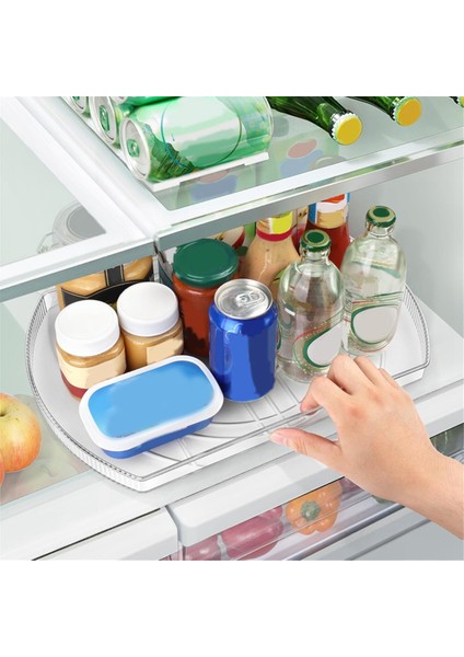 Buzdolabı Için Döner Tabla, Buzdolabı Dolabı, Kiler Için Kare Döner Tabla Düzenleyici, 1 Paket - Şeffaf (Yurt Dışından) indirimleri