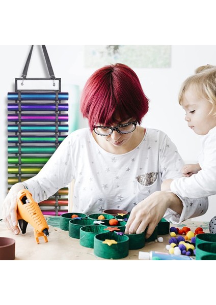 Vinil Depolama Rafı, 12 Delikli Vinil Organizatörler Vinil Rulo Tutucu, Vinil Levhalar/ısı Transfer Kağıdı/tasarım Çizimleri Için (Yurt Dışından) fiyatları