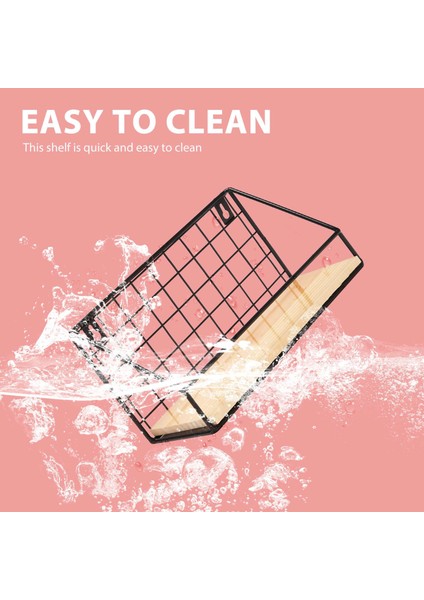 Dövme Demir Yüzen Raflar Duvara Monte Depolama Rafı Yaratıcı Yatak Odası Duvar Rafı Delme Gerektirmeyen Raf (Yurt Dışından) fırsatları