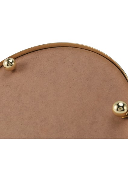 Altın Demir Takı Depolama Tepsisi Cam Ayna Makyaj Yöneticisi Masaüstü Kozmetik Tatlı Dekoratif Tepsisi 17.5cm (Yurt Dışından) fırsatları