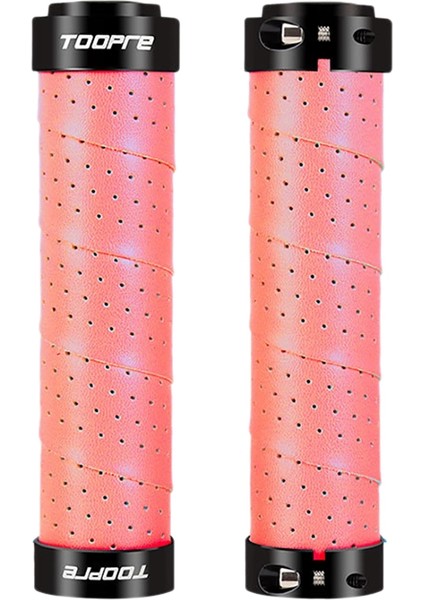 Toopre 1 Çift Bisiklet Gidonu Tutacağı Çift Kilitli Bisiklet Tutacağı Bisiklet Aksesuarları Mtb Katlanır Bisiklet Yol Bisikleti Pembe (Yurt Dışından)