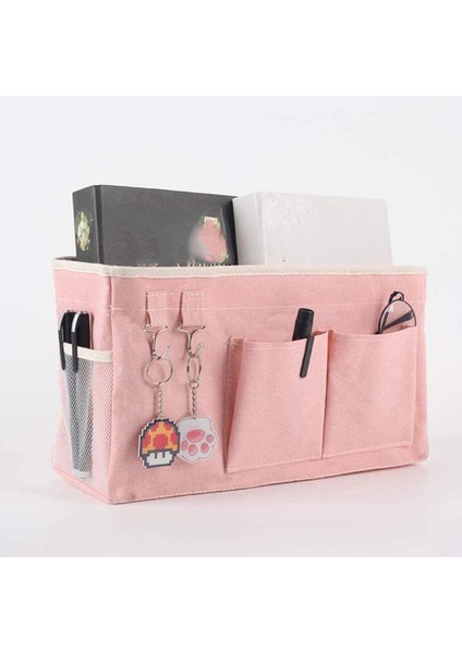 Yatak Başı Saklama Cebi, Cep Telefonu, Dergi, Gözlük, Pembe Düzenlemek Için Yatak Başı Askılı Saklama Çantası (Yurt Dışından) indirimleri
