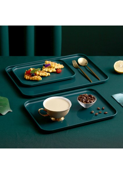 Dikdörtgen Plastik Servis Tepsisi Zarif Iskandinav Yaratıcı Çok Fonksiyonlu Mutfak Düzenleyici Ev Meyve Tatlı Tepsisi (Yurt Dışından) modelleri