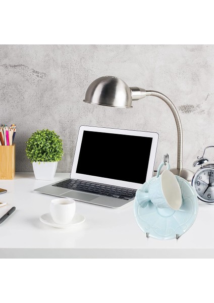 8 Adet Çay Dağı ve Çay Tabağı Ekran Standı Tutucu Raf Metal Dak Tabağı Tutucu Çay Dağı Tutucu Ekran Kahve Kupa Organizatör (Yurt Dışından) modelleri