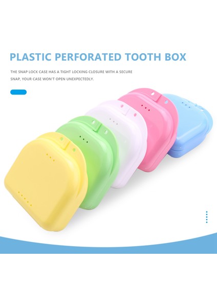 Tutucu Vaka 5 Adet Ağız Koruyucusu Vaka Ortodonti Diş Tutucu Kutusu Protez Saklama Kabı (Yurt Dışından) fiyatları