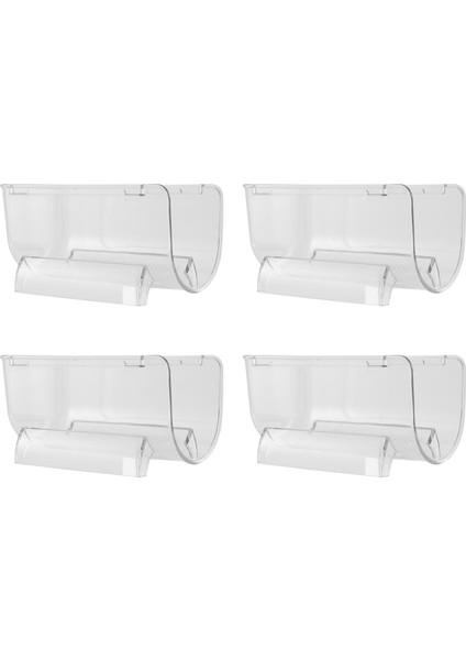 Adet Buzdolabı Şarap Tutucu, Şeffaf Istiflenebilir Plastik Şarap Rafı Depolama Su Şişesi Organizatör Su Şişesi Buzdolabı (Yurt Dışından)