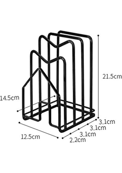 Kesme Tahtası Rafı Tencere Kapağı Tutucu,doğrama Tahtası Düzenleyici Tutucu,tencere Saklama Için,tavalar Için Bağımsız Stand,beyaz (Yurt Dışından) fiyatları