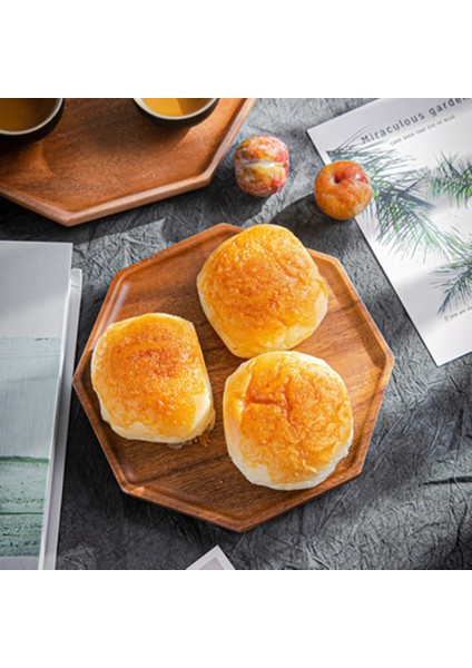 Ahşap Servis Tabağı Sekizgen Plaka Çok Amaçlı Yemek Tepsisi Meyve Tatlısı Ekmek Aperatif Şeker Tabağı Ahşap Kaseler-A (Yurt Dışından) indirimleri