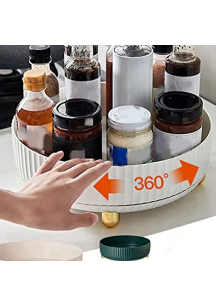 Dönebilen Depolama Rafı, Dönebilen Baharat Tutucu Organizatör Atlıkarınca, Baharat Rafı Dönebilen Kiler Dolabı Şifonyer Beyaz (Yurt Dışından) modelleri