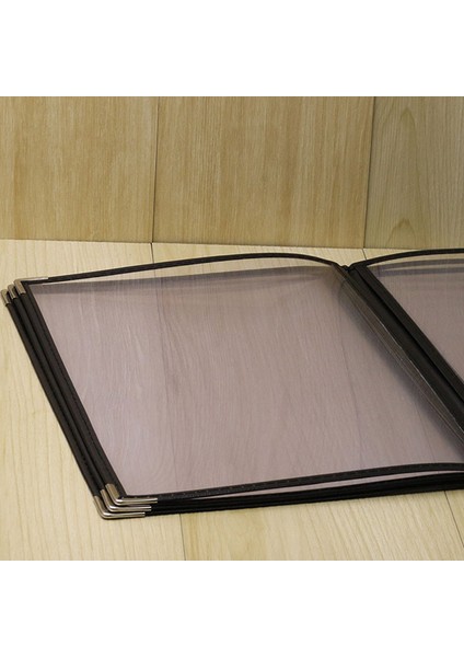 A4 Boyutunda Şeffaf Restoran Menü Kapakları Kitap Stili Cafe 8 Sayfa 16 Görünüm (Yurt Dışından) fırsatları