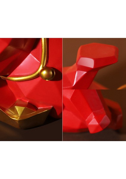 Sevimli Geometri Şişman Kedi Heykeli Tepsi Reçine Modern Ev Dekoru Atıştırmalık Anahtarları Düzenleyici Ev Ofisi Iyi Şanslar Dekorasyonu(B) (Yurt Dışından) fırsatları