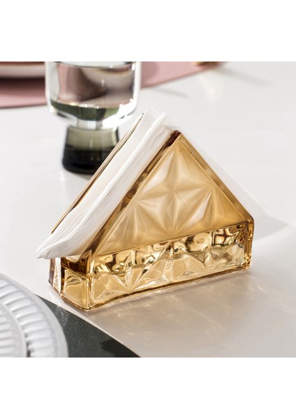 Iskandinav Vintage Cam Doku Tutucu Masaüstü Dekorasyon Ev Peçete Tutucu Otel Cafe Depolama Rafı Kule Tutucu B (Yurt Dışından) indirimleri