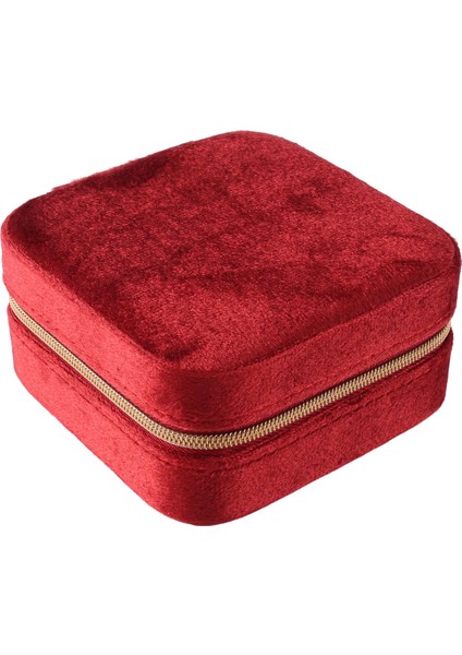 Peluş Kadife Seyahat Mücevher Kutusu Organizatör Takı Seyahat Organizatör Küçük Mücevher Kutusu Kadınlar Için Küpe Durumda C (Yurt Dışından) fırsatları