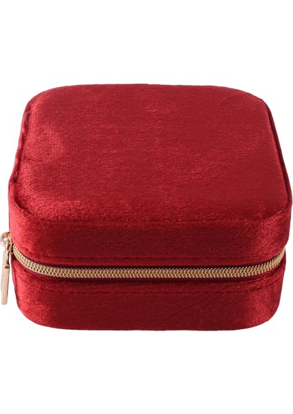 Peluş Kadife Seyahat Mücevher Kutusu Organizatör Takı Seyahat Organizatör Küçük Mücevher Kutusu Kadınlar Için Küpe Durumda C (Yurt Dışından) indirimleri