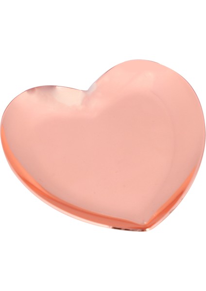 Kalp Şeklinde Mücevher Servis Tabağı Metal Tepsi Depolama Düzenleme Meyve Tepsisi Ev Gül Altın (Yurt Dışından)