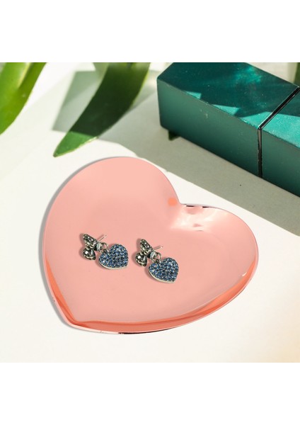 Kalp Şeklinde Mücevher Servis Tabağı Metal Tepsi Depolama Düzenleme Meyve Tepsisi Ev Gül Altın (Yurt Dışından) modelleri