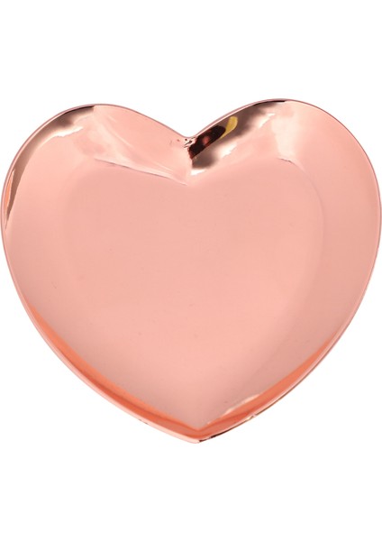 Kalp Şeklinde Mücevher Servis Tabağı Metal Tepsi Depolama Düzenleme Meyve Tepsisi Ev Gül Altın (Yurt Dışından) indirimleri