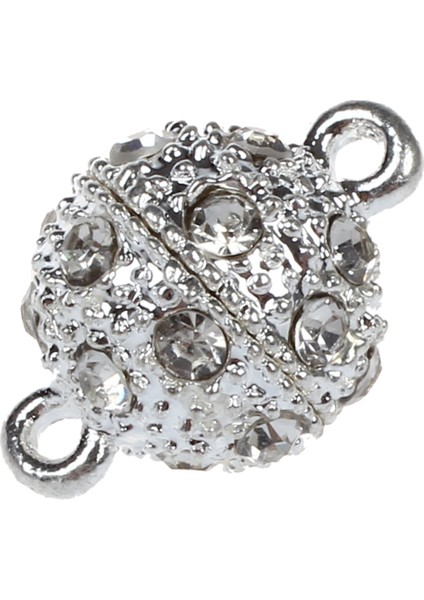 5 Adet 10 mm Top Manyetik Toka Taşlı Gümüş (Yurt Dışından) indirimleri