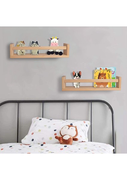 Adet Kitaplık, Çocuklar Için Doğal Ahşap Yüzen Duvar Kitaplık, Duvar Için Kreş Rafları, Banyo Dekoru, Mutfak Baharat Rafı (Yurt Dışından) modelleri