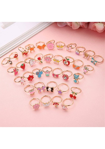 36 Alaşım Karikatür Yüzük, Aşk Kutusu, Ayarlanabilir Yüzük, Kalp Şeklinde Kutulu Işaret Parmağı Yüzük (Yurt Dışından) modelleri