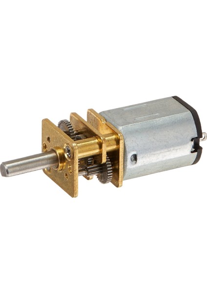 JA12-N20 Model Dc 12V 100RPM Tork Şanzıman Mini Dişli Kutusu Motor Gümüş+Altın (Yurt Dışından)