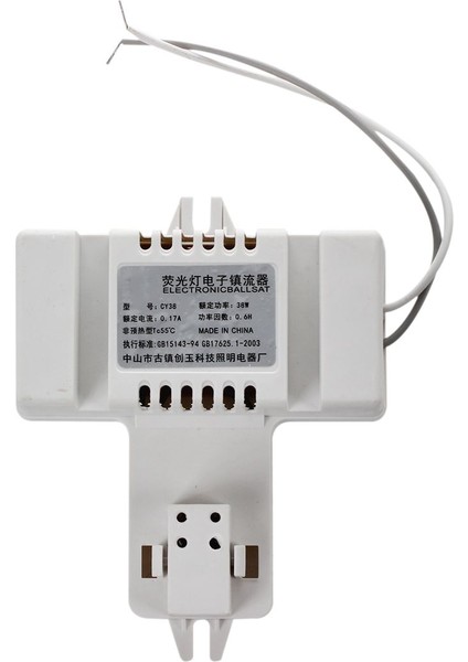 Beyaz Plastik Kabuk 4 Pin 2d Tüp Ampul Floresan Balast Ac 220V 0.19A 38W (Yurt Dışından)